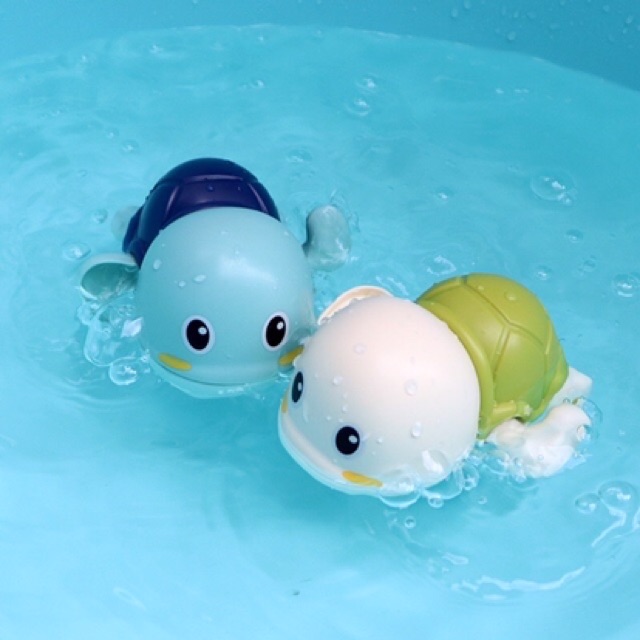 Đồ chơi Rùa bơi vặn cót thả bồn tắm cho bé trai và bé gái, nhiều màu - DC13