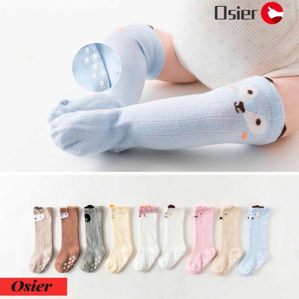 Osier✿ Vớ Dài Đến Đầu Gối In Họa Tiết Động Vật Hoạt Hình Dễ Thương Giữ Ấm Thời Trang Xuân Hè Cho Bé Trai Và Gái