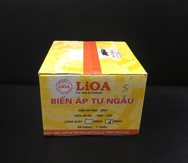 Biến áp đổi điện 220v ra 100-120vol Lioa