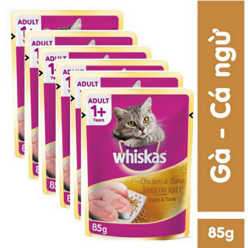 pate mèo whiskas 80g