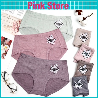 Quần Lót Nữ Cotton Trơn Cao Cấp Kháng Khuẩn Cạp Cao Mềm Mại PINK STORE QL999