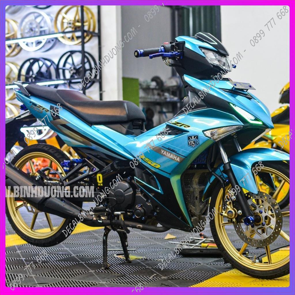 Tem Xe Máy - Decal Trùm Exciter 150 Y15ZR Xanh Ngọc Cực Chất - Decal Candy