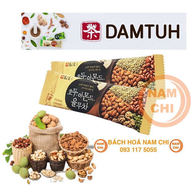 [HỘP 2 GÓI] Ngũ Cốc Damtuh 5 Loại Hạt Hộp Nhỏ Gồm 2 Gói - Hàn Quốc - Mẫu Thử Giá Tiết Kiệm