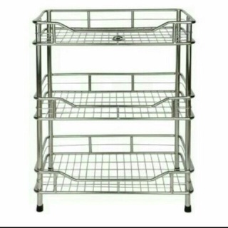 Kệ chén 40cm x 60cm inox đứng 2, 3,4 tầng