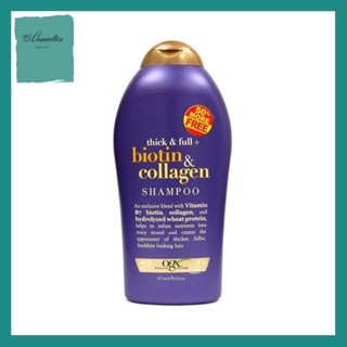 Dầu gội đầu hoặc dầu xả ogx thick & full + biotin & collagen 577ml