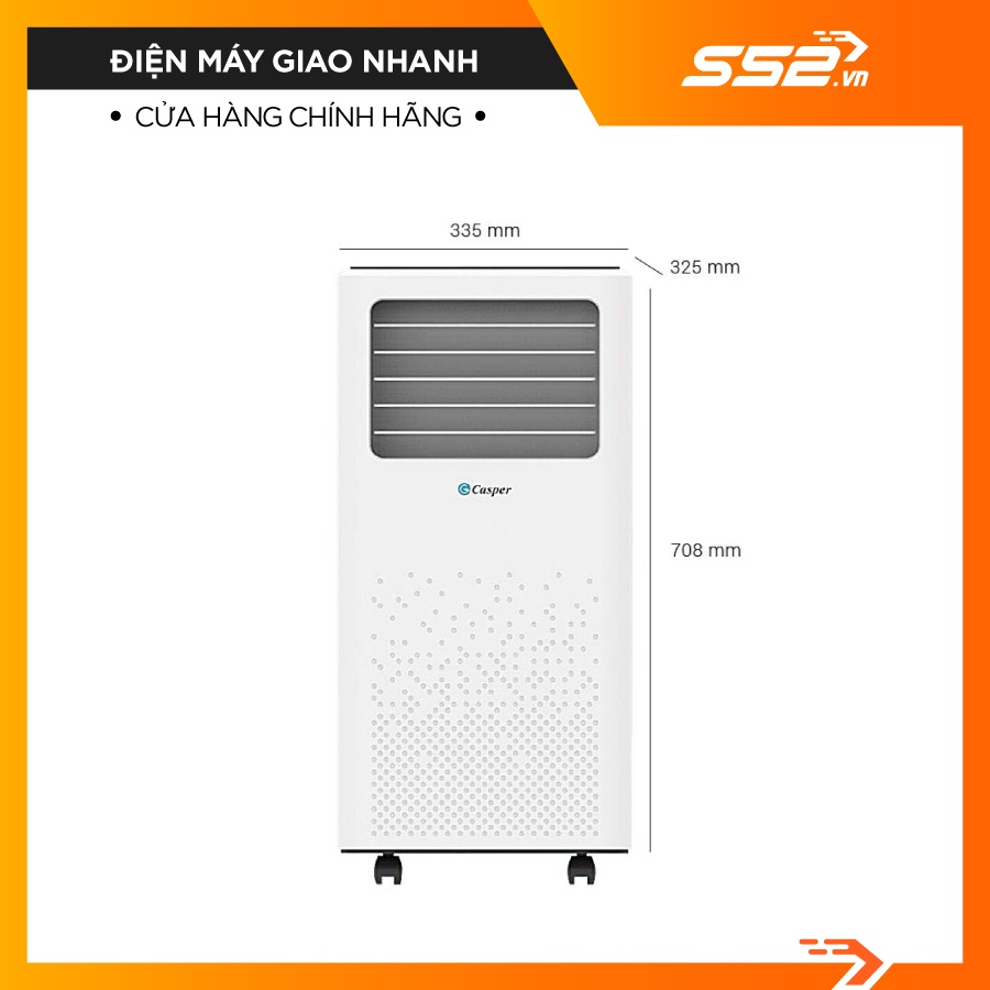 [Miễn Phí Lắp Đặt TP.HCM]Máy lạnh Máy lạnh Casper di động PC-09TL33-Hàng Chính Hãng