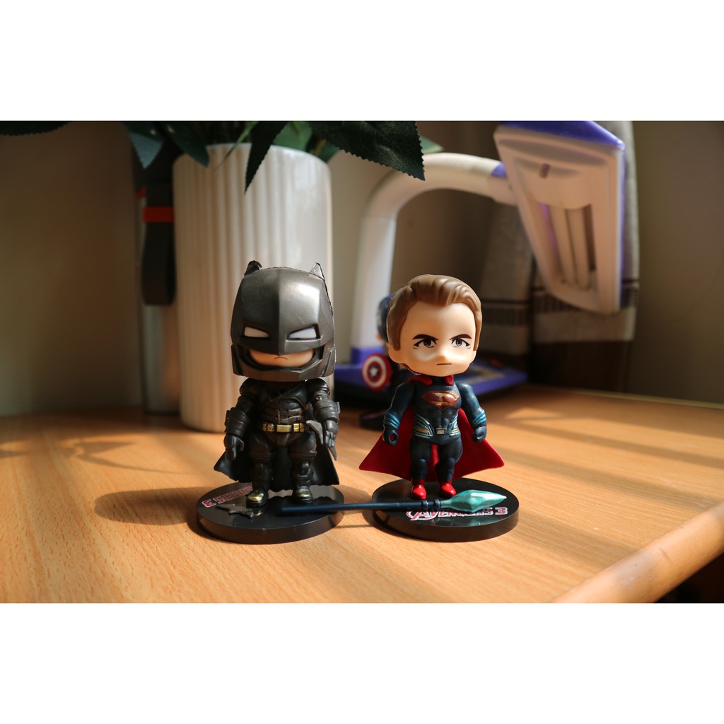 Mô hình Superman vs Batman Chibi Đẹp