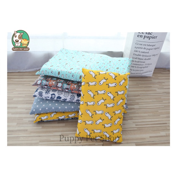 Thảm topper cho thú cưng, chó mèo họa tiết Cute