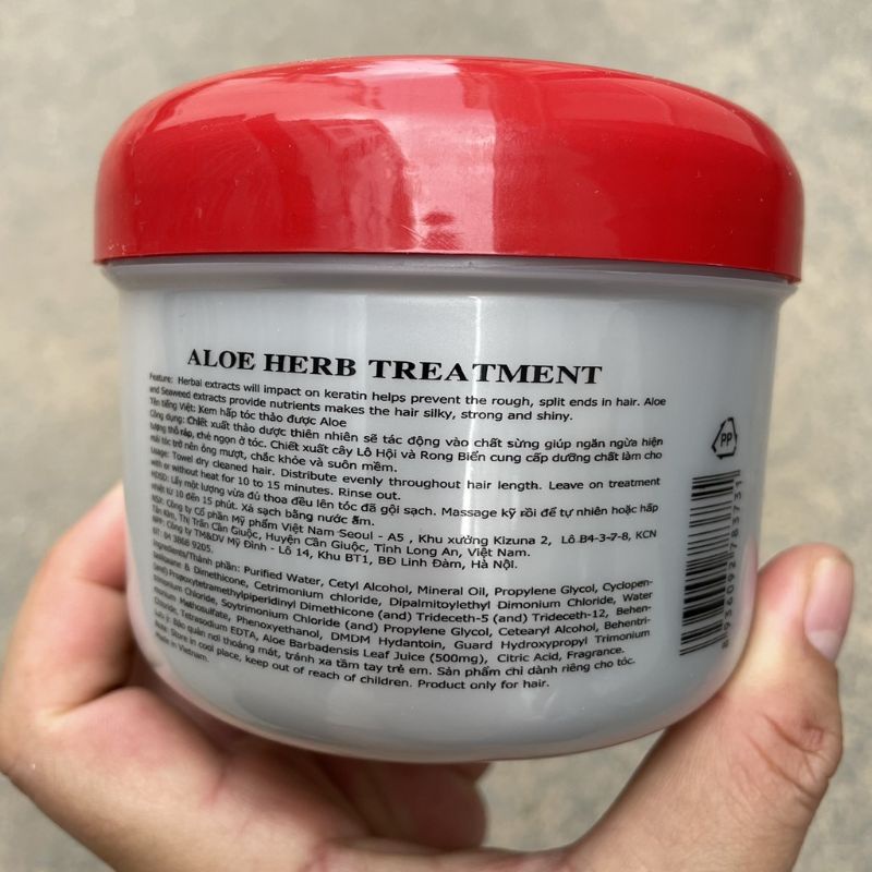 KEM HẤP TÓC THẢO DƯỢC ALOE HERB TREATMENT SOPHIA PROFESSIONAL 500ML