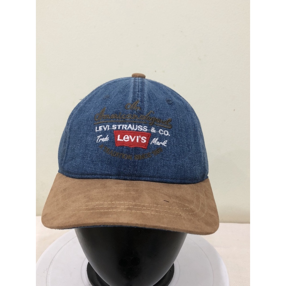 Nón đẹp, nón mũ lưỡi trai nam nữ hàng VNXK siêu phẩm mẫu thêu nổi logo Levis màu xanh cực chuẩn. Nón nam nữ