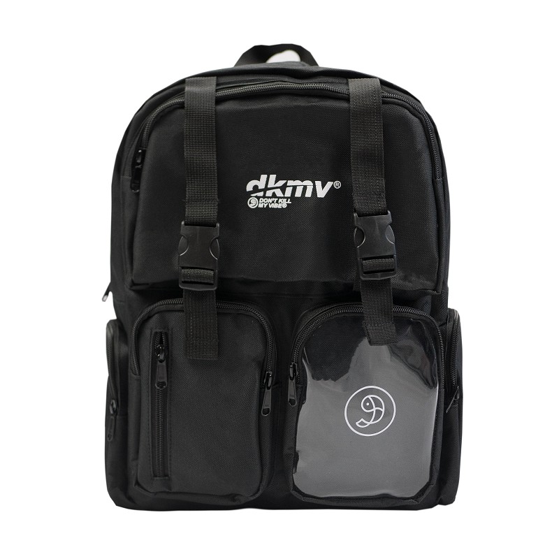 DKMV Balo Logo màu đen Don't Kill My Vibe | Logo Backpack - Black