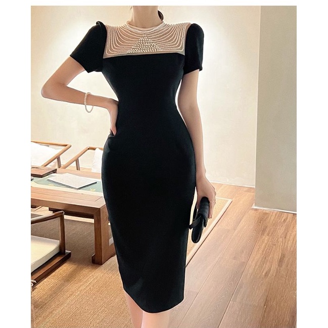 Đầm dự tiệc body kết đá, váy dự tiệc đính ngọc