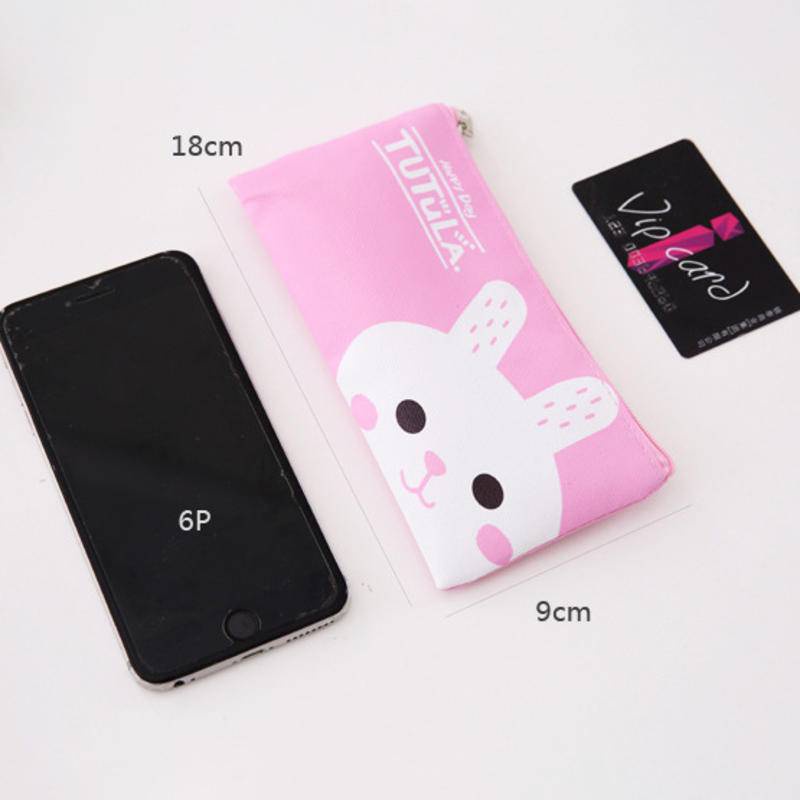 ⭐ iLado ⭐  Hộp bút chì thiết kế chia nilong chủ đề nhân vật túi zip nhỏ hộp vải đựng đồ Hộp đựng hộp bút hologram bút cute theme bọc zip tiểu an văn phòng phẩm Đa Dụng túi đựng đồ dùng cá nhân hình