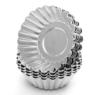 Khuôn Bánh  Tart Trứng Lượn  Sóng  Cao Cấp Rộng  7,2cm