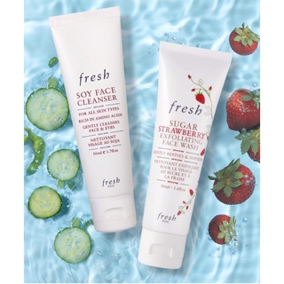 Set sữa rửa mặt và tẩy da chết Fresh