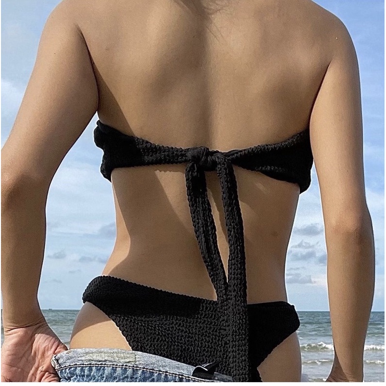 Bikini 2 mảnh dáng quây nơ cột lưng