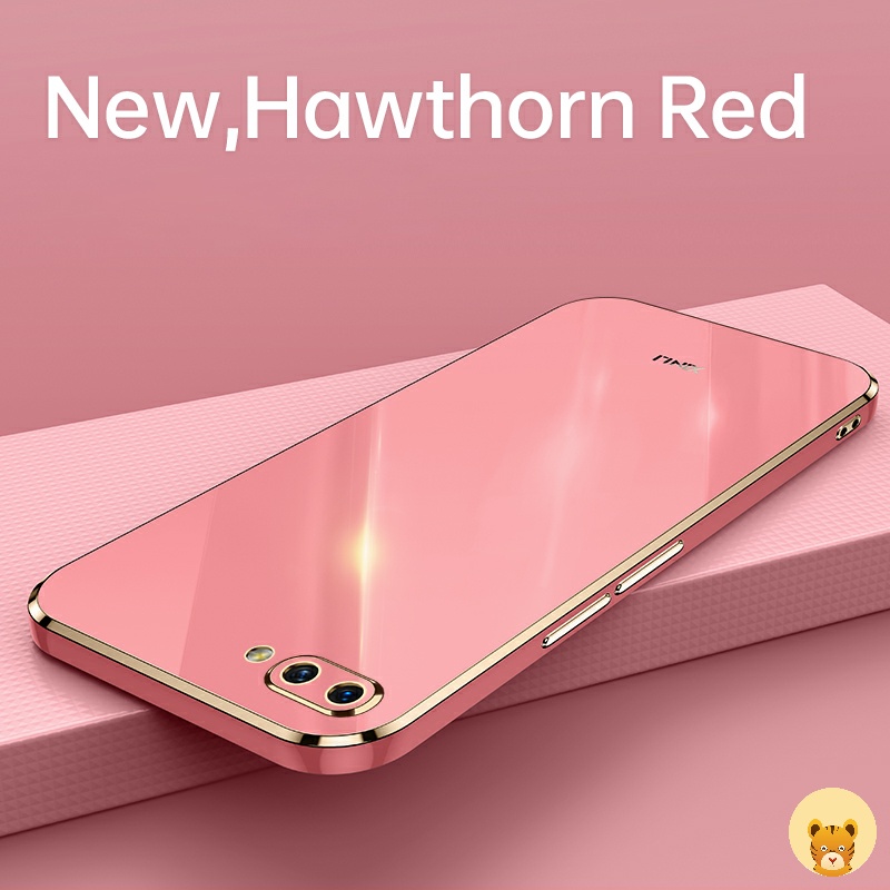 Ốp Điện Thoại Mềm Mạ Viền Sang Trọng Cho Oppo A3S A12E