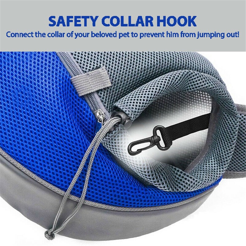 Ba Lô Mang Thú Cưng Đi Chơi Thoáng Khí Có Khóa Kéo