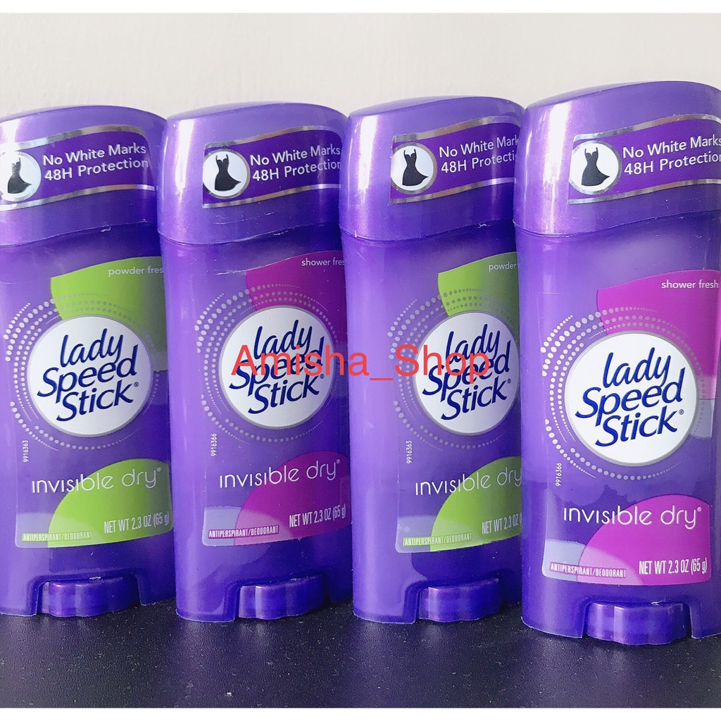 LĂN KHỬ MÙI DẠNG SÁP LADY SPEED STICK 48h-65G