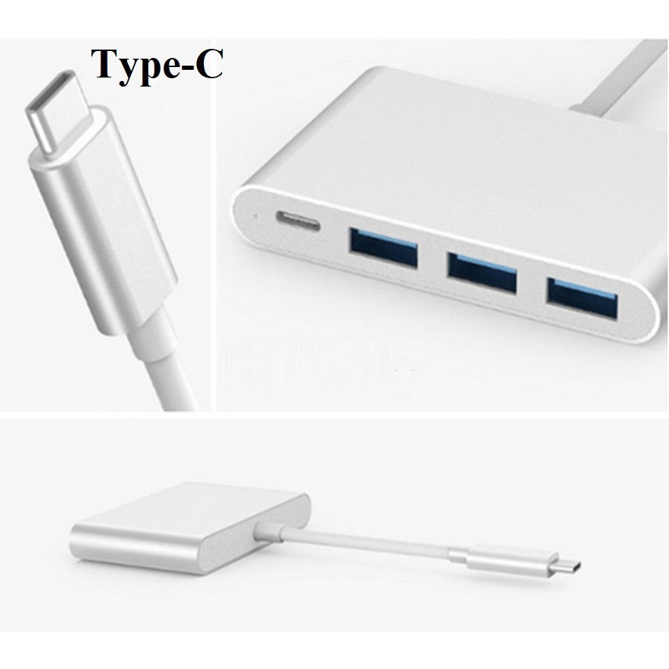 [Mã ELFLASH5 giảm 20K đơn 50K] Bộ chuyển đổi USB Type-C ra 3 cổng USB 3.0 + Type-C | WebRaoVat - webraovat.net.vn