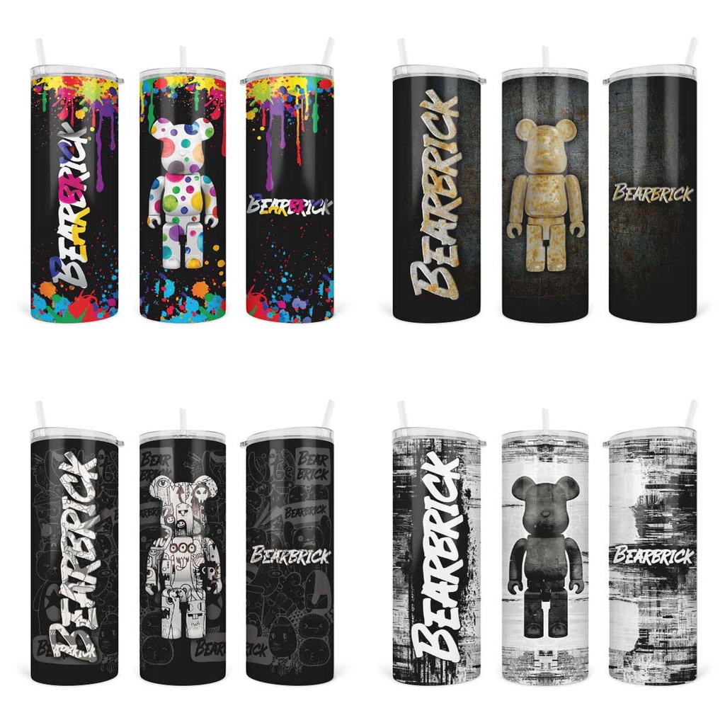 Bình Giữ Nhiệt BearBrick - Ly Giữ Nhiệt Hình BearBrick - Cốc Giữ Nhiệt Hình Bearbrick - Inox 304 - Tỉ Mỉ Studio
