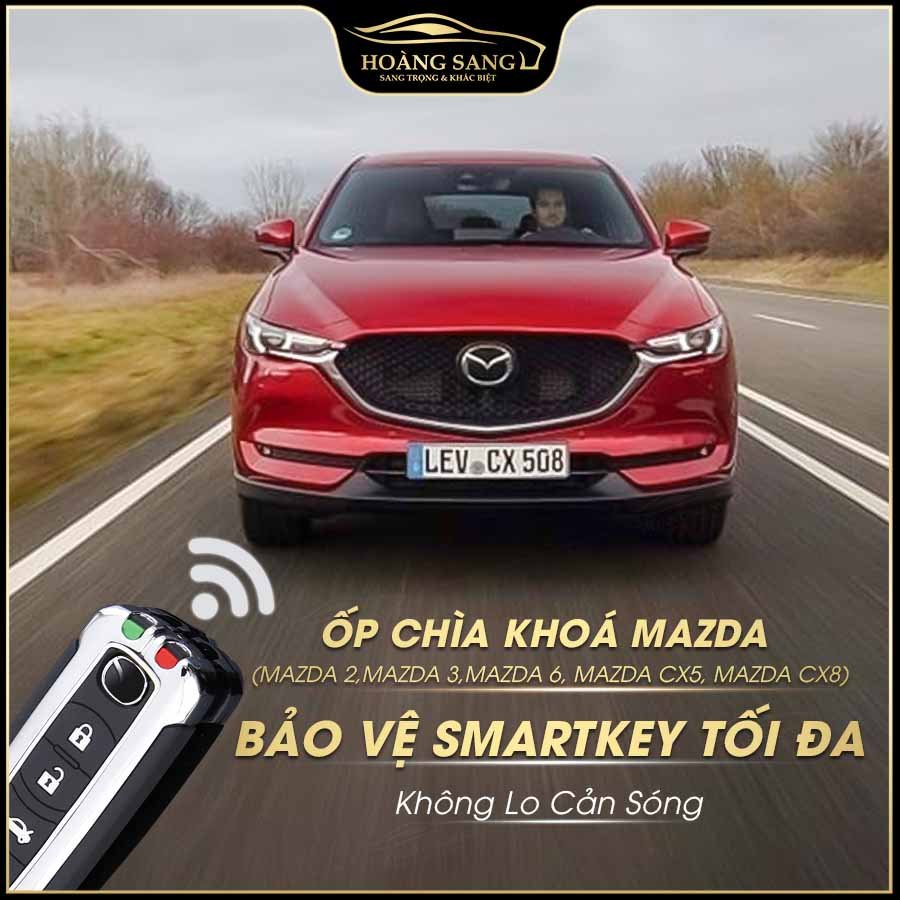 Ốp chìa khóa mazda, bọc chìa khóa mazda 3, mazda 6, mazda 2, mazda cx5, mazda cx8, chất liệu metal cao cấp