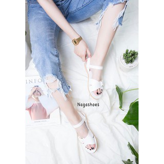 Giày Sandal Nagashoes Quai Chéo Khóa Lớn NAS83