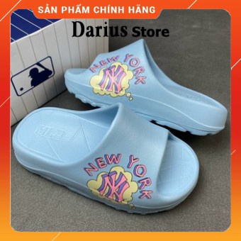 Dép Đúc 𝐌𝐋𝐁 Bánh Mì Đế Cao 5CM Quai Ngang Nữ  thiết kế cá tính, Hot Trend Màu Kem New York