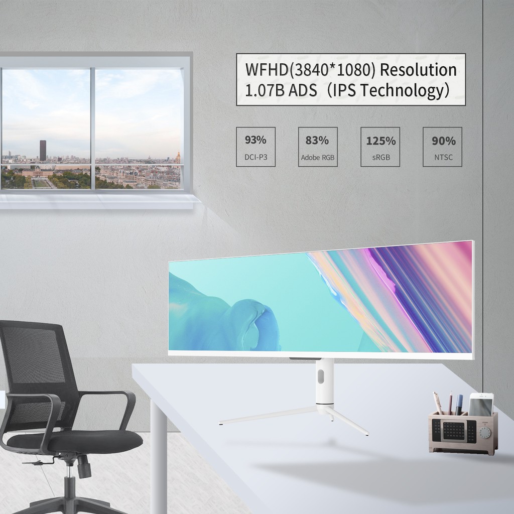 Màn Hình ULTRAWIDE 43 inch 32:9 panel IPS 120hz 1.08 tỷ màu mới 100%
