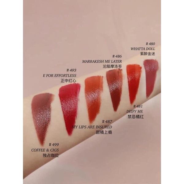 Son kem MAC Love me Liquid LipColor 481, 486, 487, 493, 499
