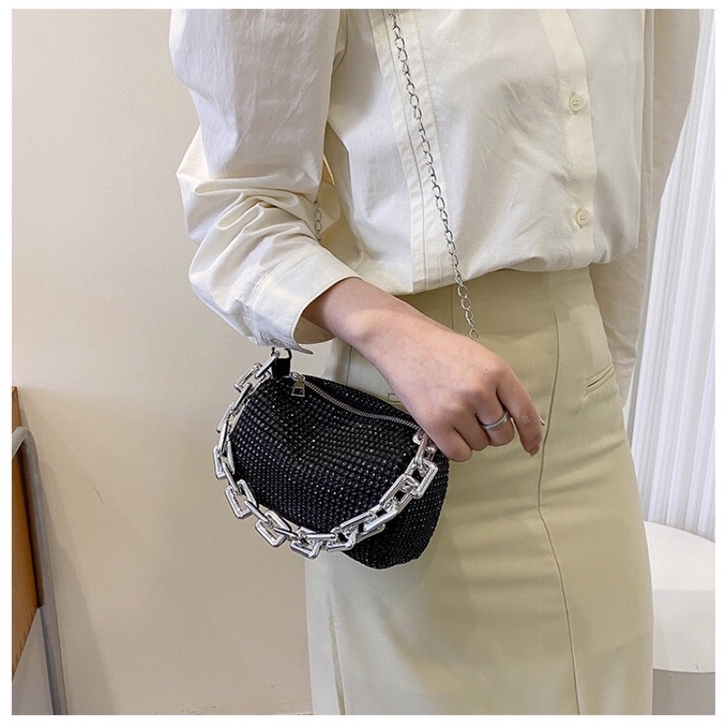 Túi trống mini bling lấp lánh đi chơi đi tiệc (có sẵn + hình thật)