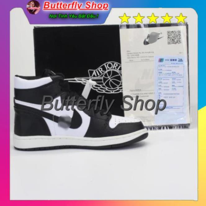 [XẢ KHO 1 NGÀY] 🔥giày thể thao sneaker 🔥Air Jordan panda JD cao đen trắng cao cấp full  box