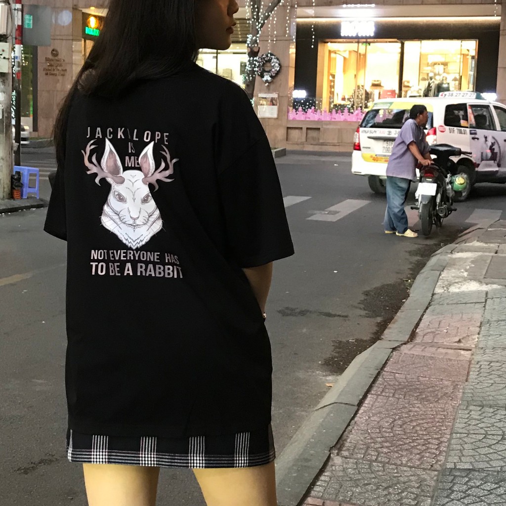 Áo Thun Tay Lỡ A RABBIT - Poseidon.est2019