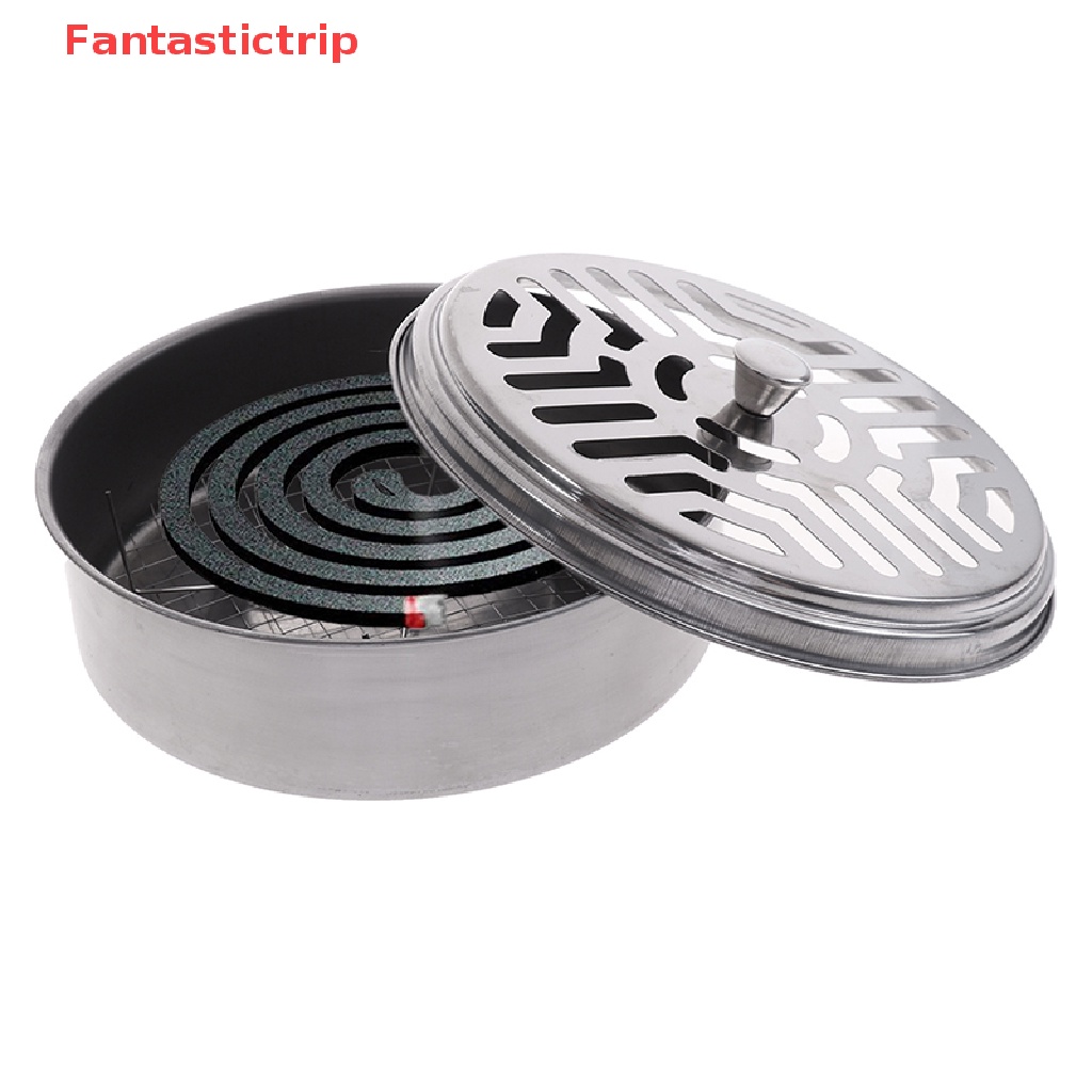 Hộp Đựng Nhang Muỗi Có Giá Đỡ Lưới Tiện Dụng Cho Cắm Trại / Sân Vườn