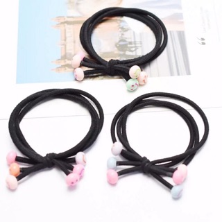Sỉ 10 buộc tóc in hình mặt cười  37k