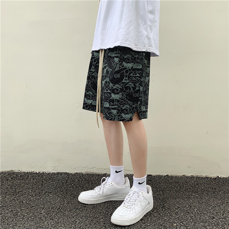 【EI KA 】M-2XL Casual shorts Korean style Hip Hop fashion Summer Loose Pirate shorts