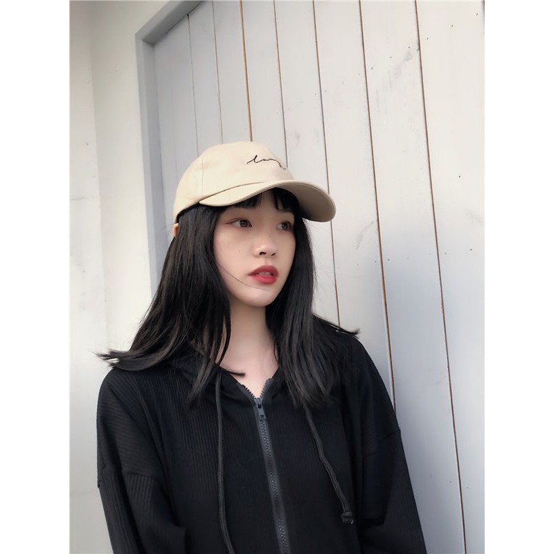 Mũ lưỡi trai họa tiết thêu,Nón kết nhiều màu phong cách Ulzzang form unisex nam nữ