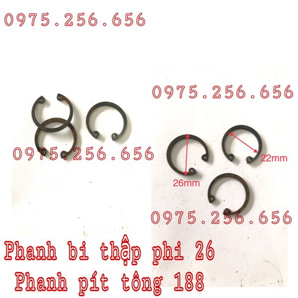 Phanh Bi thập phi 26 phanh pít tông 188 Phụ tùng máy cày