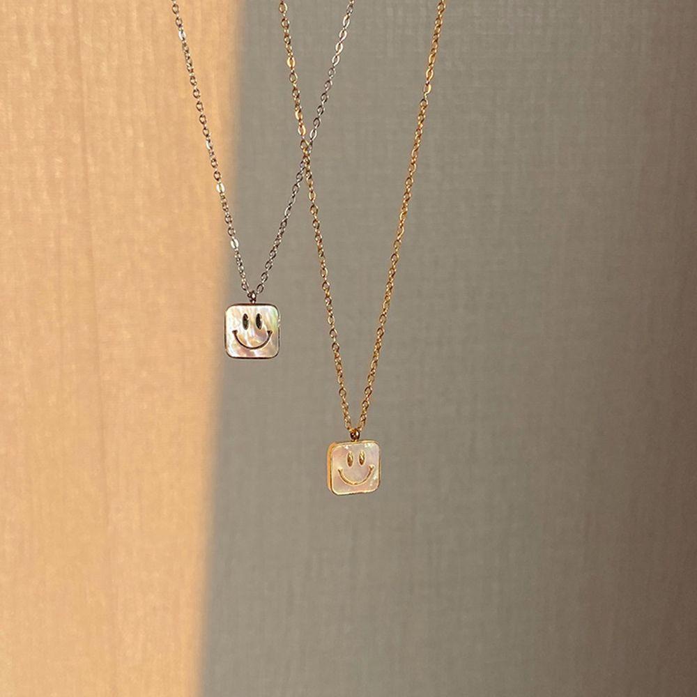 AROMA Vòng cổ Mặt Vỏ Sò Tự Nhiên Sang Trọng Ngọt Ngào