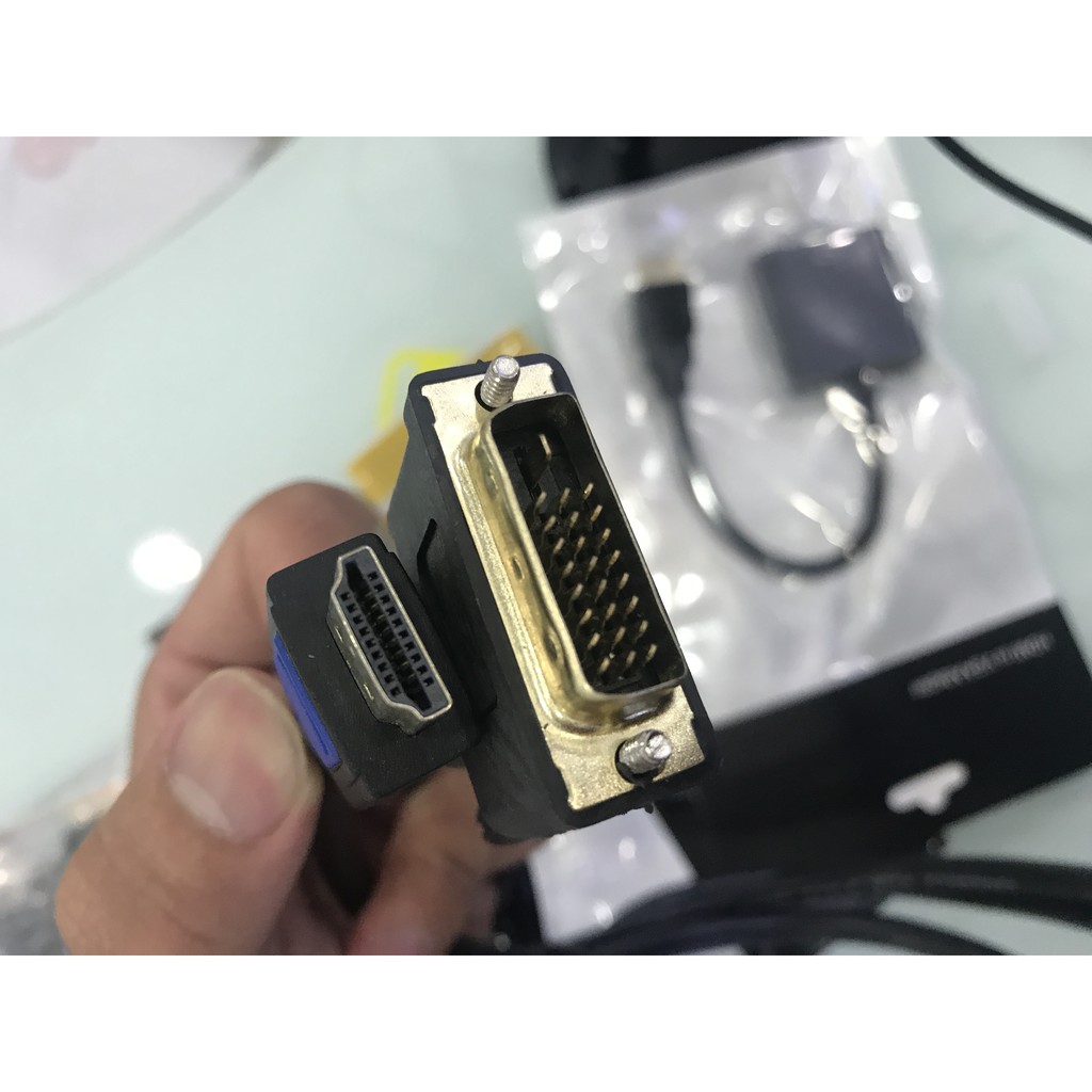 DÂY HDMI to DVI 24+1, ĐẦU CHUYỂN DVI 24+5 to VGA_Bảo Hành 3 Tháng.