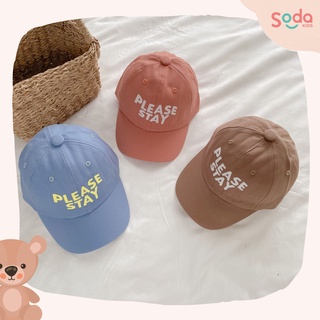 Mũ lưỡi trai in chữ phong cách Hàn Quốc dành cho bé trai và bé gái