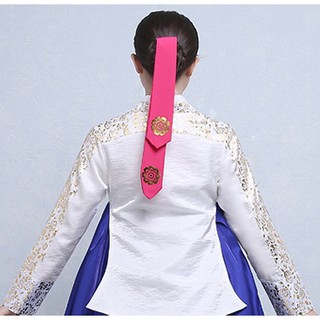 Ảnh thật - Bờm/trâm tóc và dây cài mặc cùng Hanbok. Hàng đặt trước 10 ngày.