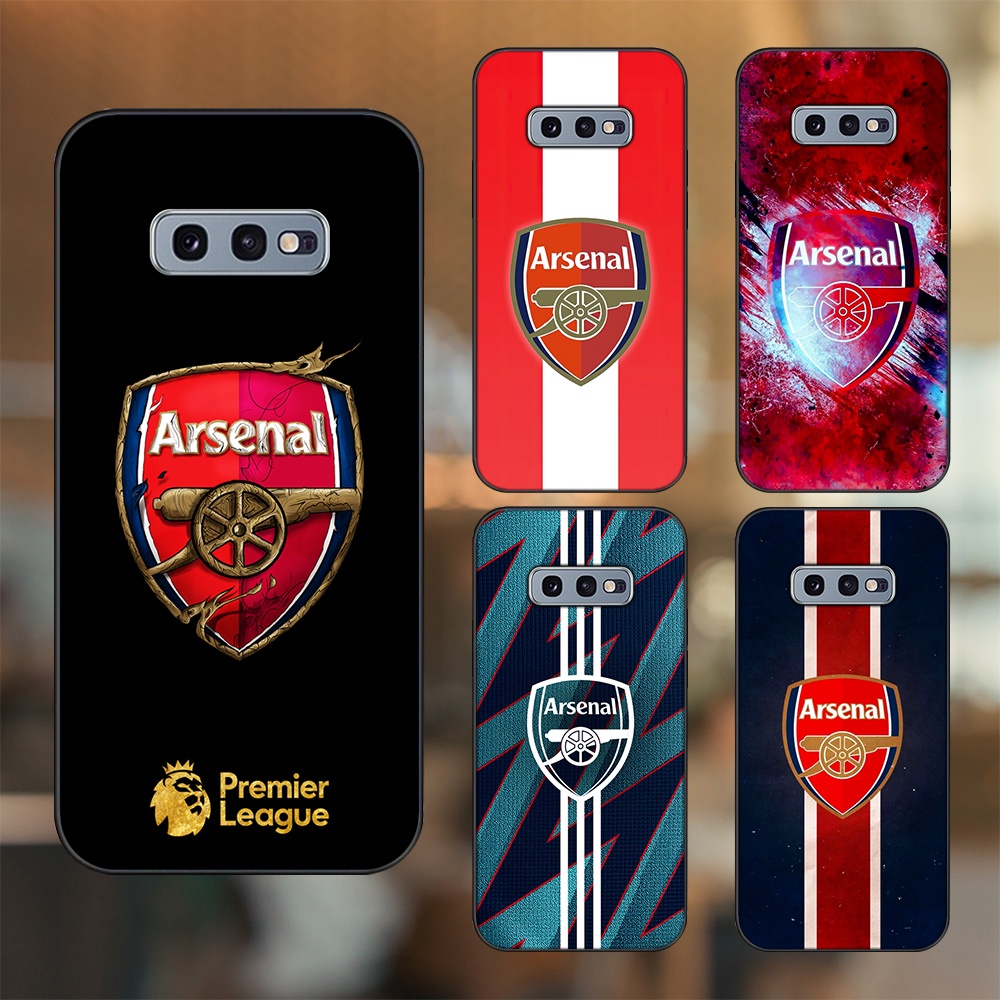 Ốp lưng Samsung S10e viền đen in hình Arsenal FC