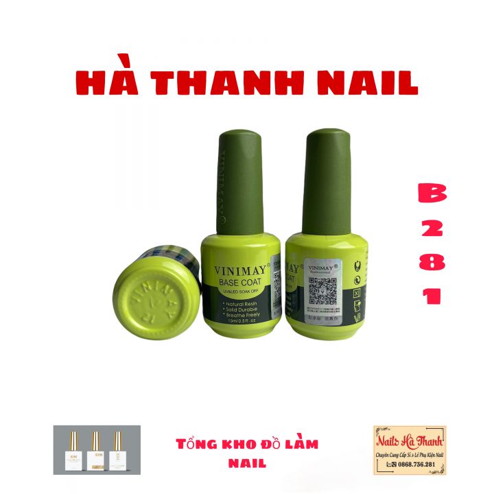 Base Coat Vinimay Chính Hãng . Liên Kết Gel Vinimay 15ml