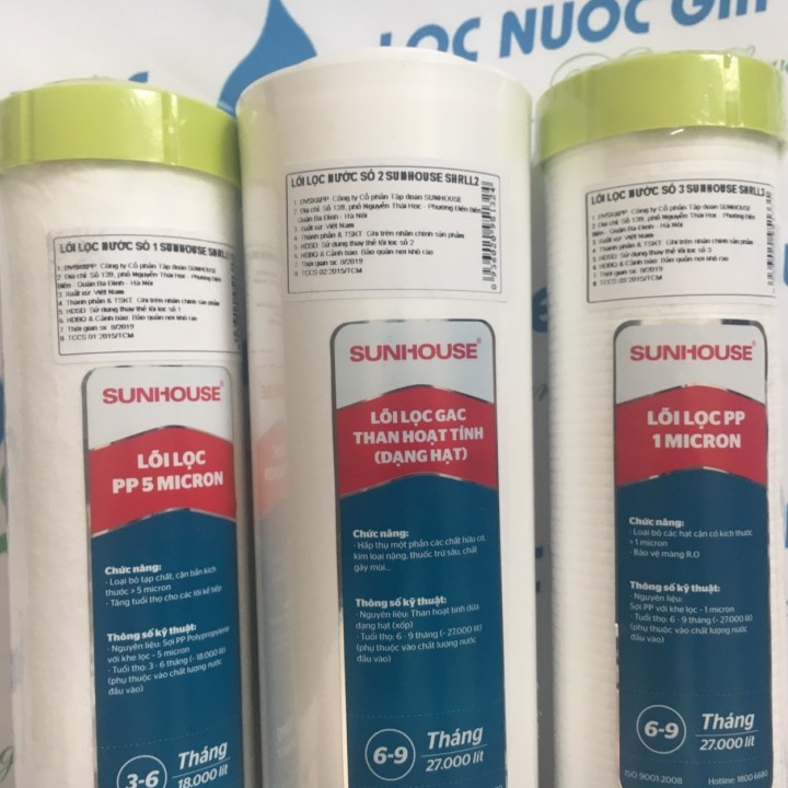 lõi lọc nước sunhouse - bộ 3 lõi lọc nước sunhouse - SH103 | BigBuy360 - bigbuy360.vn
