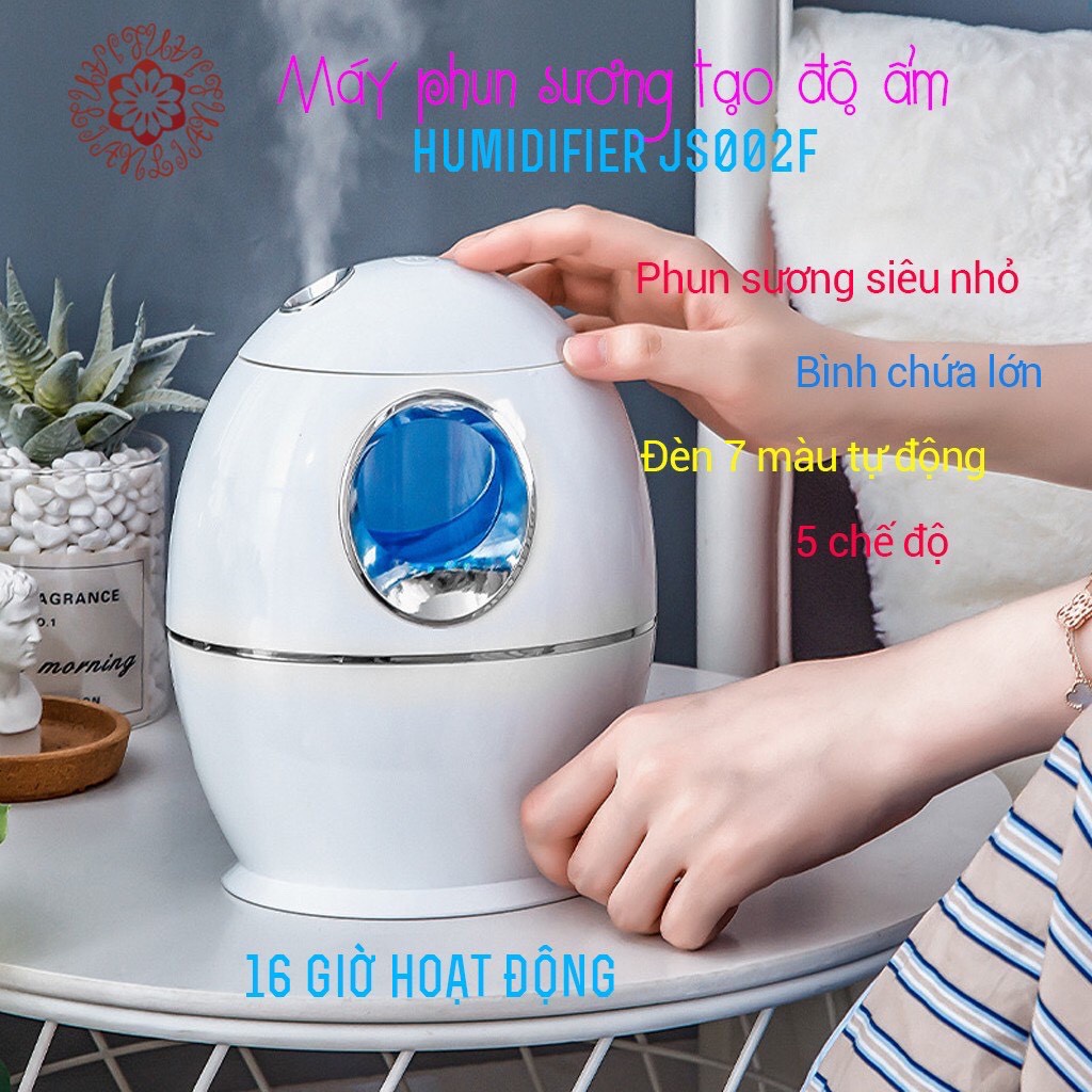 Máy Phun Sương Tạo Ẩm Xông Tinh Dầu 800ml JSQ01