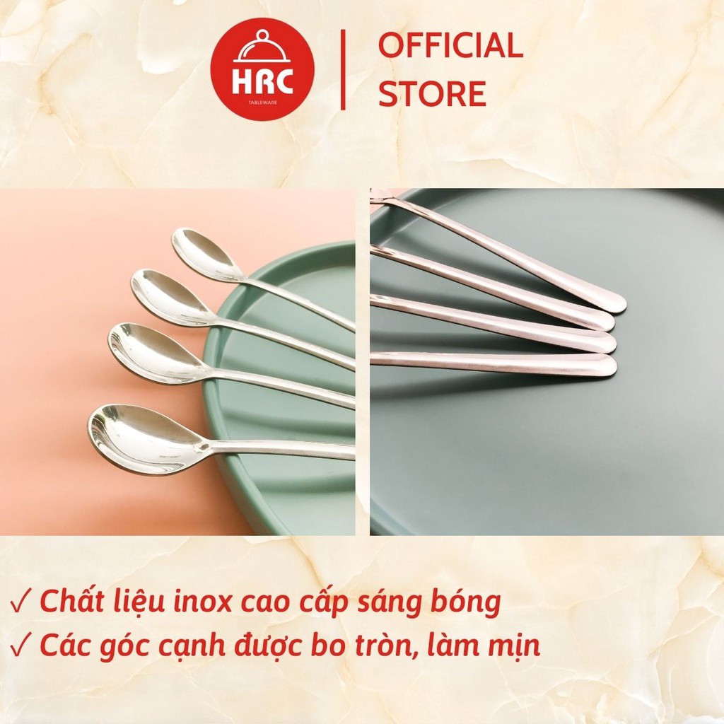 Thìa muỗng sinh tố cà phê inox cán dài (SIÊU RẺ)