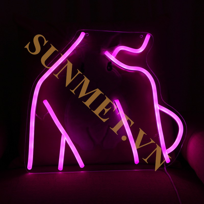 Đèn Led NEON Hình Thiếu Nữ SEXY GIRL Trang Trí Quán Beer Bar CLUB Chill Decor Phòng Ngủ Tặng Móc Treo Sunmet