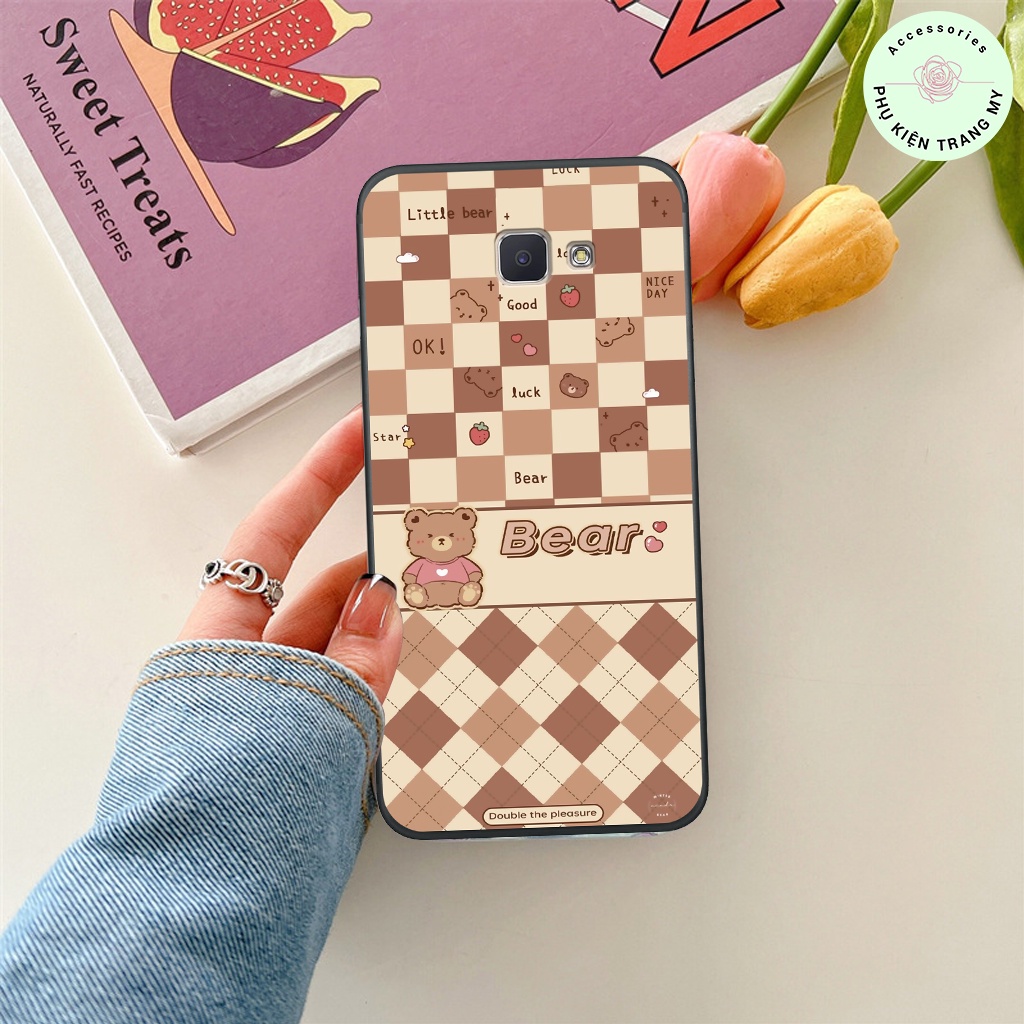 Ốp lưng Samsung J5 Prime/ J7 Prime/ J4 Plus/J4+ họa tiết trái tim, gấu, vịt vàng dễ thương