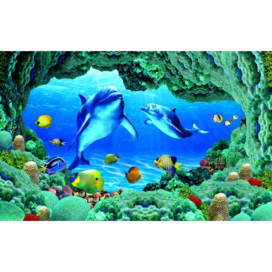 Tranh 3D Dán Tường Đại Dương đa dạng mẫu mã,  kích thước